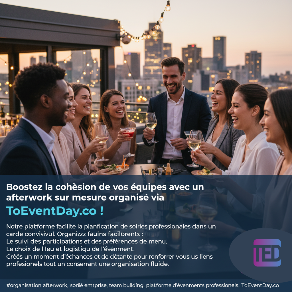 Organisation afterwork entreprise - ToEventDay.co