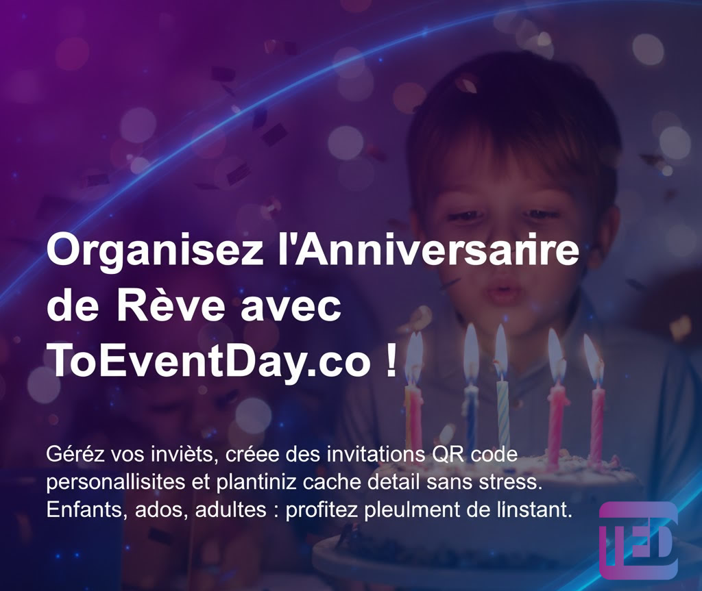 Organisation d'anniversaires - ToEventDay.co