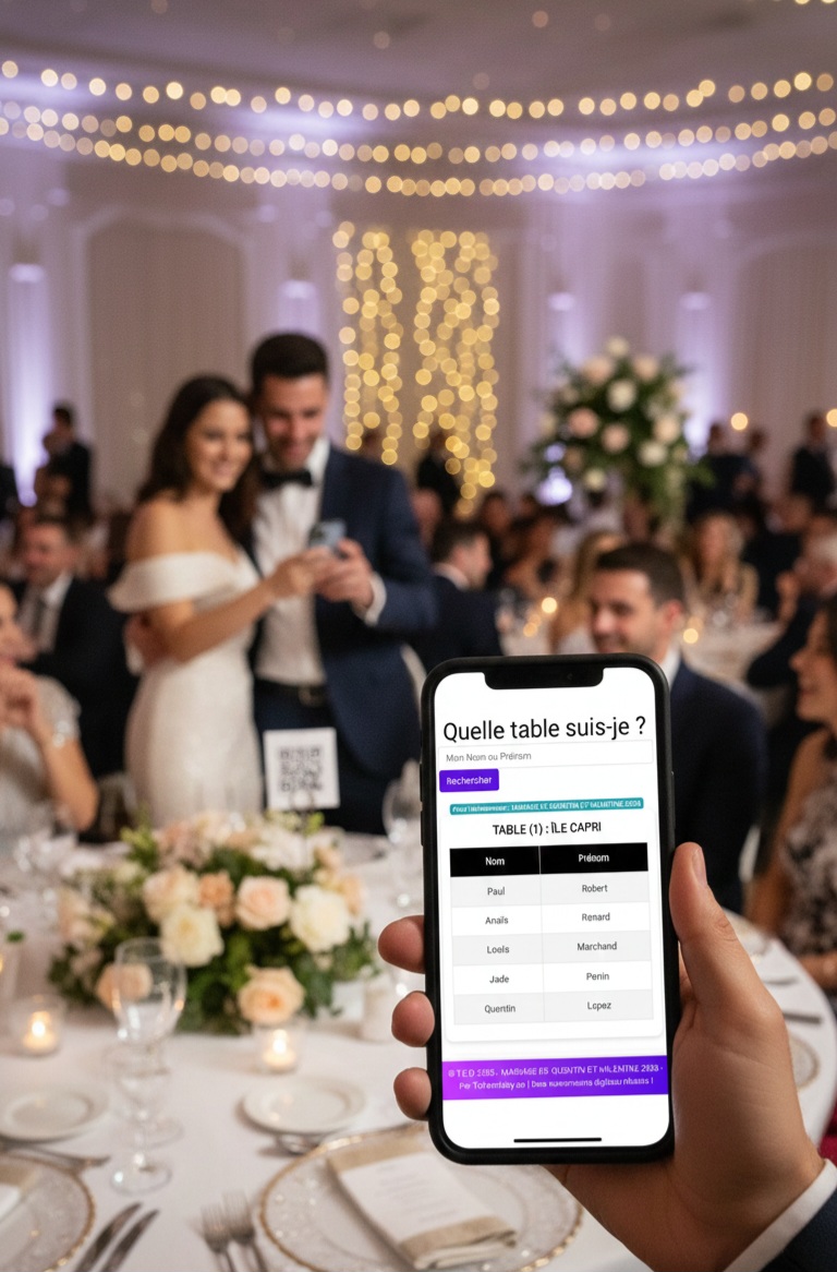 Gestion tables et QR code - ToEventDay.co